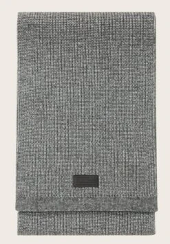 Tom Tailor Basic   - Sjaal - Black Grey Melange -Syntia Delaney 6bf64d589e92485a92ea2b4c37caeb61