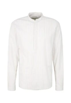 TOM TAILOR Denim Mit Stehkragen - Overhemd - Light Beige Big Stripe -Syntia Delaney 6bf7414a17da4335ae55cdbeb501d14c