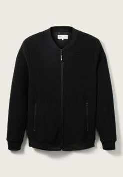 TOM TAILOR Denim Strukturierte - Bomberjacks - Black -Syntia Delaney 6d49e02969a749e1b62c8a82b88edaf3
