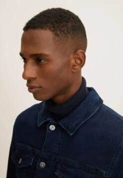 Tom Tailor Regular Fit- Spijkerjas - Used Dark Stone Blue Denim -Syntia Delaney 6d8c480916d9454697c99e4e1755910b