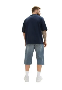 Tom Tailor Plus Overknee - Jeansshort - Mid Stone Blue Grey Denim -Syntia Delaney 6e83bd5daf8e4c79ae1727d6ce39c398