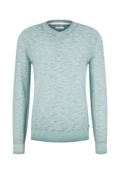 Tom Tailor Mit V-Ausschnitt  - Trui - Deep Bluish Green -Syntia Delaney 6fcca9f16e154716af34ade591a636eb