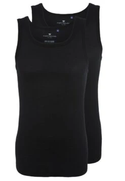 Tom Tailor Garron 2Pack Tank - Hemd - Black -Syntia Delaney 70319a22b21d4962943094179820660e