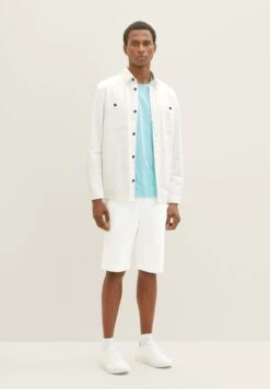 Tom Tailor Mit Aufgesetzter Tasche - T-Shirt Print - Blue Tibetan Stone -Syntia Delaney 704ea95966994c068b8b4a3b206eafc1