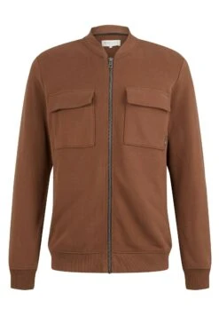 TOM TAILOR Denim Sweater Met Rits - Light Wood Brown -Syntia Delaney 71295a5f7ca244dda75de96472fc08ce