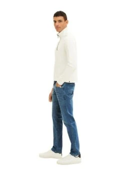 Tom Tailor Josh - Straight Leg Jeans - Used Mid Stone Blue Denim -Syntia Delaney 72474b1ac3f844c59d201a6dd40ad7c0