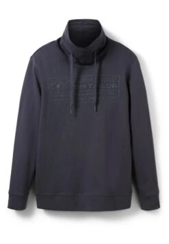 Tom Tailor Mit Stehkragen - Sweater - Blue Grey -Syntia Delaney 7260b6989b914fcf9a73621e99832262