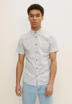 Tom Tailor Mit Allover-Print  - Overhemd - White Surfboard Minimal Design