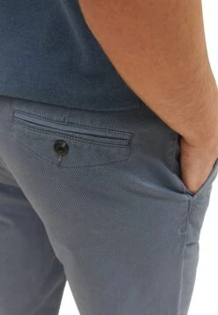 Tom Tailor Shorts - Blueish Grey Diamond Structure -Syntia Delaney 759428df605a4b3f82bab0bc21711297