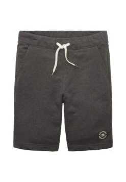 Tom Tailor Basic- Shorts - Dark Grey Melange -Syntia Delaney 77196cbaa113457789f71feb2039ed3c