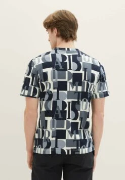 Tom Tailor Mit Print - T-Shirt Print - Teal Big Letter Design -Syntia Delaney 787382e0959a469587716985f2b60e15
