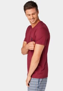 Tom Tailor Pyjamashirt - Red -Syntia Delaney 794302e66585481d9a52da2e8cb9814b