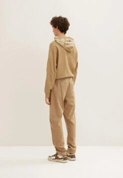 TOM TAILOR Denim Mit Aufgesetzten Tasc - Trainingsbroek - Splashed Clay Beige -Syntia Delaney 797bc497844d44f1ad598b0076f0f74a