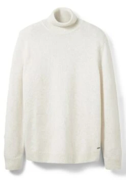 Tom Tailor Melierter Rollkragen- Trui - Nice Off White Melange -Syntia Delaney 7aa0928367534691a55762538dbdb2ab
