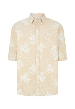 TOM TAILOR Denim Mit Allover Print - Overhemd - Brown Leaf Lines Print -Syntia Delaney 7cb4439ee5cc402da245f51c41e5782a