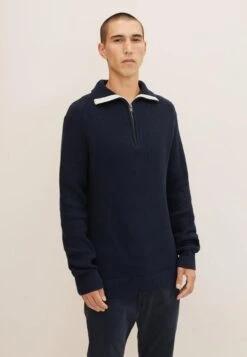 Tom Tailor Mit Troyer - Trui - Sky Captain Blue