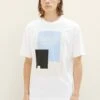 TOM TAILOR Denim T-Shirt Print - White -Syntia Delaney 7f0d973abd294191b21a75d888de8491