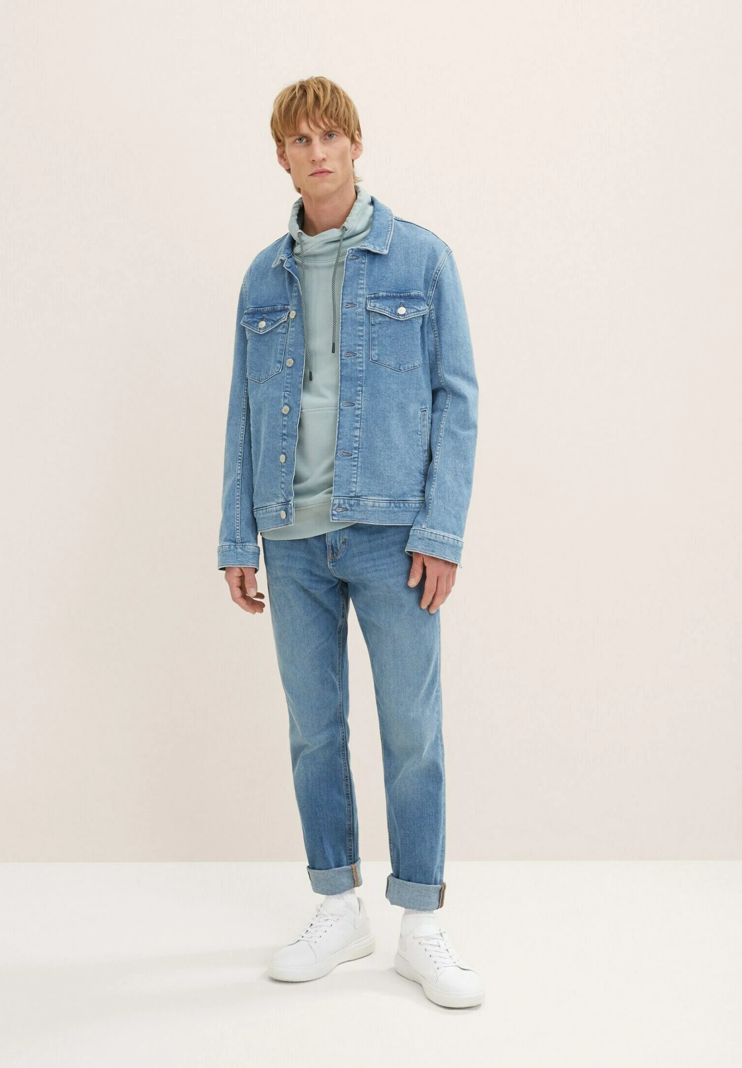 Tom Tailor Sweater - Light Ice Blue 4 Tom Tailor Sweater - Light Ice Blue - Afbeelding 2