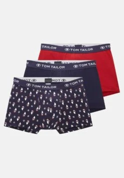Tom Tailor Hip Im 3Er Pack Mit Weihnachtsmotiv - Onderbroeken - Blue/Dark Allover -Syntia Delaney 8211fec1729a48fda651aee9665f00f5