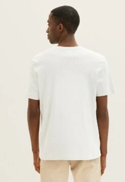 Tom Tailor Mit Struktur - T-Shirt Basic - Vintage Beige Melange -Syntia Delaney 844dcaec88114c6ab1558868a610eb8e