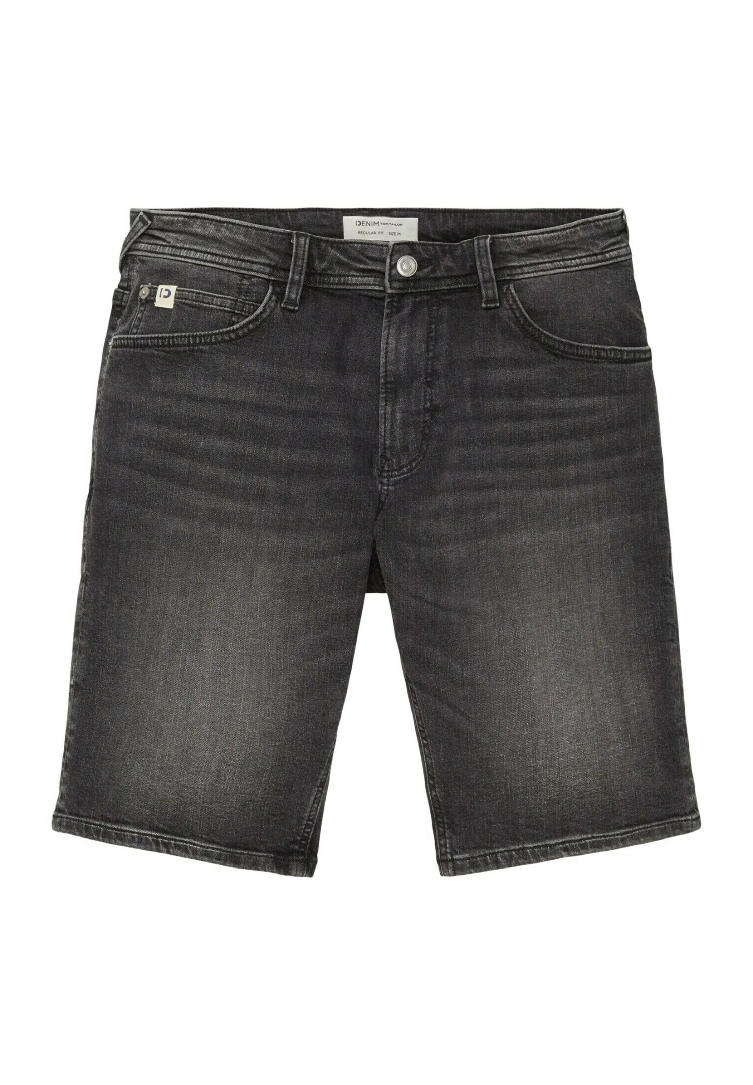 TOM TAILOR Denim Jeansshort - Used Mid Stone Grey Denim 10 TOM TAILOR Denim Jeansshort - Used Mid Stone Grey Denim - Afbeelding 8