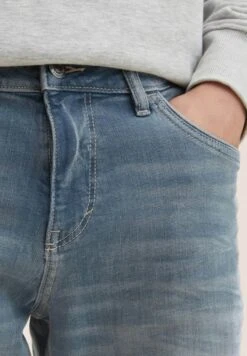 Tom Tailor Josh - Jeansshort - Blue Grey Denim -Syntia Delaney 86614e895d85488abb0b9276242ffbc2