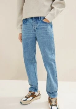 TOM TAILOR Denim Straight Leg Jeans - Used Light Stone Blue Denim -Syntia Delaney 868f81626d15431ebc65fdbc6afc1c68