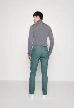 Tom Tailor Washed Slim - Chino - Deep Bluish Green -Syntia Delaney 86d90bd5109043c49f467cf4e3accc8e