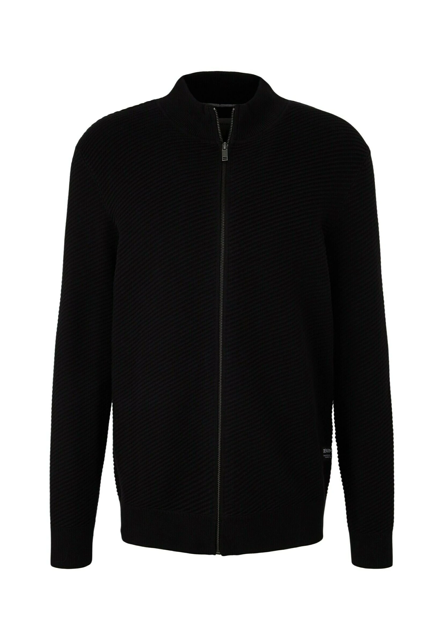 TOM TAILOR Denim Geometric Structured - Vest - Anthracite Gray 6 TOM TAILOR Denim Geometric Structured - Vest - Anthracite Gray - Afbeelding 4