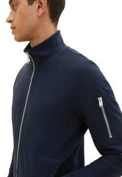 Tom Tailor Mit Stehkragen - Sweater Met Rits - Sky Captain Blue -Syntia Delaney 87d0c67f69db476fbfc88d8877fa55bf