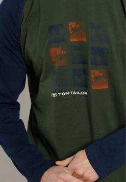 Tom Tailor Set - Pyjama - Grün Dunkel Uni -Syntia Delaney 88252b54437a46e8999ddffa90d1b538