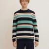 Tom Tailor Mit Streifenmuster - Trui - Navy Grey Green Stripe -Syntia Delaney 8862c8edf0bb43dba397b3c4569db723