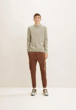 TOM TAILOR Denim Trainingsbroek - Light Wood Brown -Syntia Delaney 88984782096040c5893136e3c69bbc2d