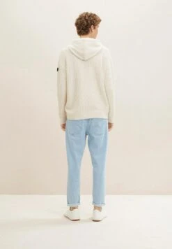 TOM TAILOR Denim Mit Struktur - Hoodie - Cold Beige Melange -Syntia Delaney 895944be1852490c9a8616034d88b8e7