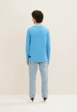 TOM TAILOR Denim Basic- Trui - Rainy Sky Blue -Syntia Delaney 8e5d5a99fc454fb0b518adbf1502a9ad