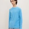TOM TAILOR Denim Basic- Trui - Rainy Sky Blue -Syntia Delaney 8f86b4d6fb864244aa03c1a0a36921bc