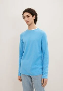 TOM TAILOR Denim Basic- Trui - Rainy Sky Blue