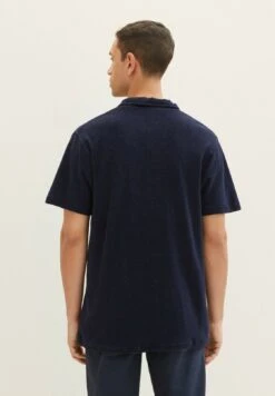 Tom Tailor Pyjamashirt - Blue Dark Melange -Syntia Delaney 90643cf74e3443c895e34bfc9fb9d812