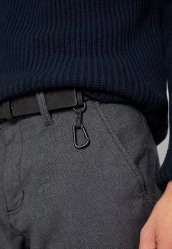 TOM TAILOR Denim Structured Straight - Chino - Anthracite -Syntia Delaney 908c2c6152354b4bb4ea958d1f5f12eb