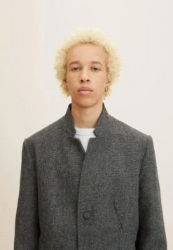 TOM TAILOR Denim Mantel - Grey Melange Twill -Syntia Delaney 908dde2dfb7143ce9b0477de1529c910