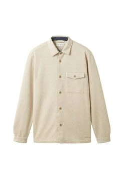 Tom Tailor Mit Aufgesetzter Brusttasch - Lichte Jas - Beige Pique Melange -Syntia Delaney 923192d2fd3e4a6f9fd1de4db86738fa