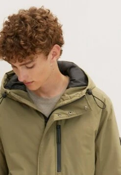 TOM TAILOR Denim Regular Fit - Outdoorjas - Dusty Olive Green -Syntia Delaney 923a9df5270444dbbdba8c4676052d96