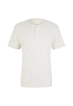 Tom Tailor Mit Struktur - T-Shirt Basic - Vintage Beige Melange -Syntia Delaney 928eb609061947b896fa4babd4567a3a