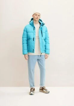 TOM TAILOR Denim Stepp - Winterjas - Laguna Light Blue -Syntia Delaney 9438a9d6ed3a4c8599fd55e497682063