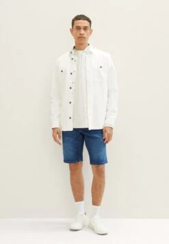 Tom Tailor Jeansshort - Dark Stone Wash Denim -Syntia Delaney 9659bc8d283e426fa6f67dc481755d30