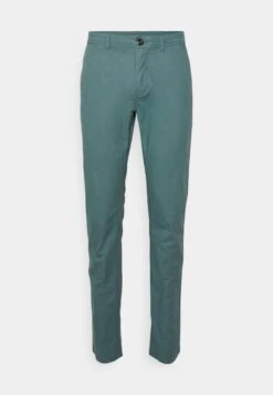 Tom Tailor Washed Slim - Chino - Deep Bluish Green -Syntia Delaney 98ea4a17a287437394c190840a5b9dc0
