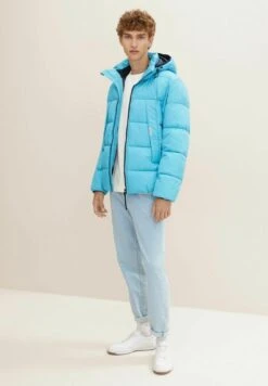 TOM TAILOR Denim Puffer - Winterjas - Laguna Light Blue -Syntia Delaney 9db809c679ce4713b2de10f82235c644