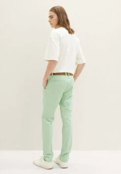 TOM TAILOR Denim Mit Gürtel - Chino - Placid Green -Syntia Delaney 9efcebb7c3ae43d7926657b193343c35