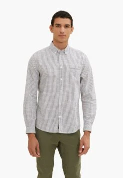 Tom Tailor 1033714 - Overhemd - Off White Small Check