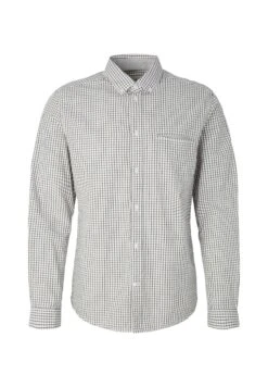 Tom Tailor 1033714 - Overhemd - Off White Small Check -Syntia Delaney a2b0f39082854300925c19df5b7819c5